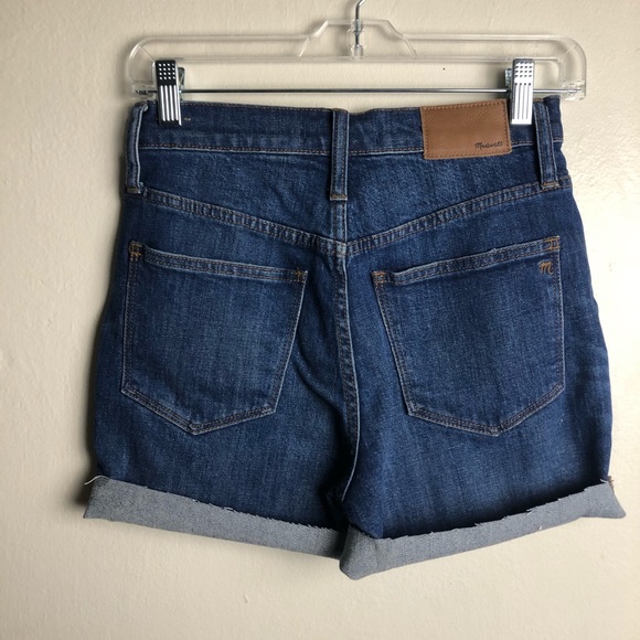 Madewell High Rise Cut off Jean Shorts - Picture 4 of 7